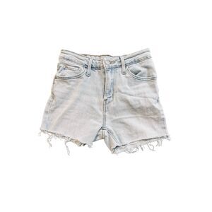 Levi’s 721 High Rise Skinny Cutoff Denim Shorts Size 25 Distressed